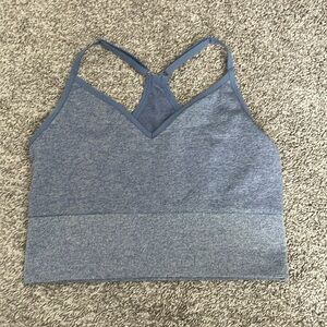 PINK seamless longline sports bra